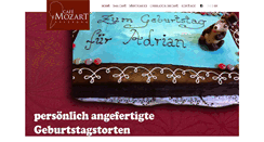 Desktop Screenshot of cafemozartsalzburg.at