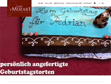 Tablet Screenshot of cafemozartsalzburg.at